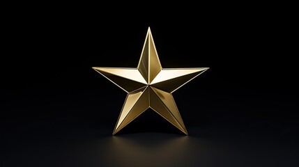 Obraz premium photograph gold foil star