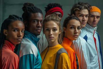 Team of Young Athletes Ready for Competition