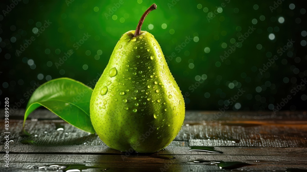 Canvas Prints vibrant juicy pear background