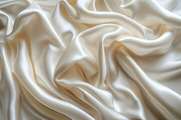 Obraz premium pattern Background fabric silk ivory Texture bride silky curve glossy satin