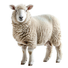 Obraz premium Cute Lamb isolated on a transparent background