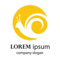 snail logo design in progress