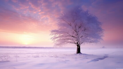 atmosphere purple winter