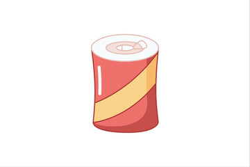 Soda Can Flat Sticker Design