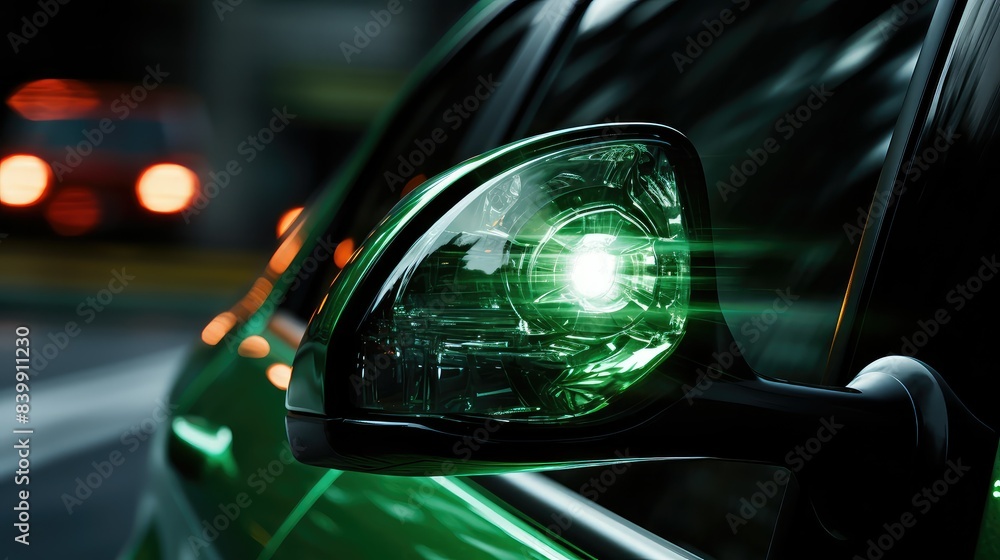 Canvas Prints light car indicator lights