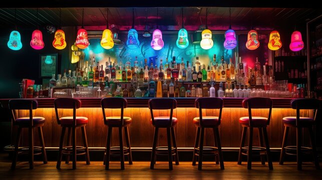 nostalgia bar lights