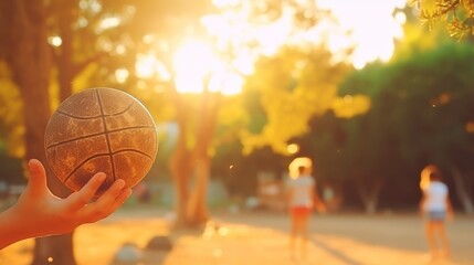 Close-up of basketball player in intense throw, high-quality image capturing exciting moment