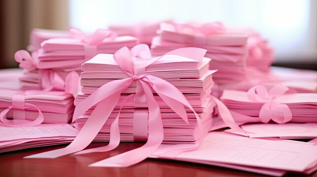 recognition pink certificate