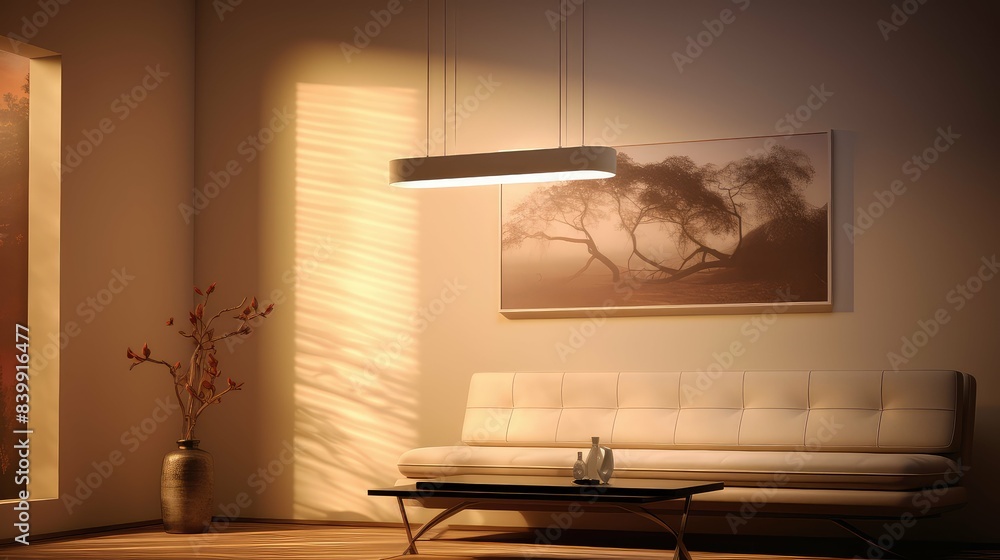 Canvas Prints living hanging light