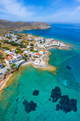 Small traditional fishing village of Mochlos, Crete, Greece.