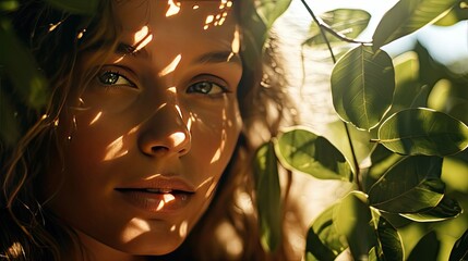 serenity sun on face