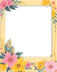 Photocall colorful frame photo