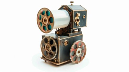 Fototapeta premium Planetarium projector It displays equipment used to project stars, planets, and other celestial objects.