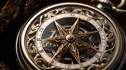 Obraz premium closeup star in circle