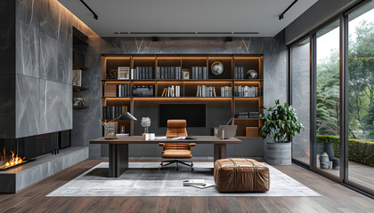 Obraz premium interior of a home office