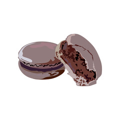 Macaron illustration PNG