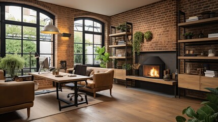 cozy office interiors