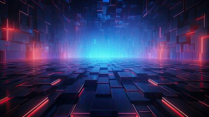 neon abstract background technology