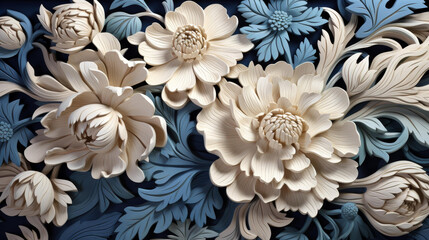 Explore the elegance of woodcut design with flat textures and intricate details in these highquality seamless patterns.