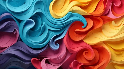 Modern geometric fractal designs with flat textures and bright, bold colors for a contemporary twist on abstract patterns.