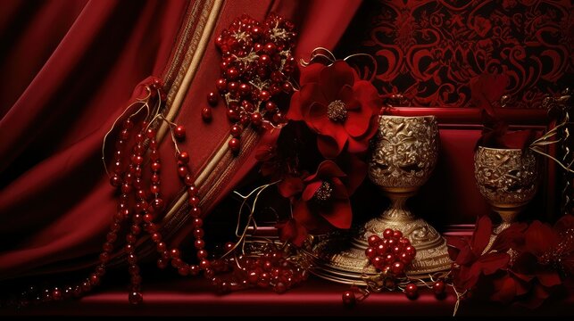 opulence dark red backgrounds