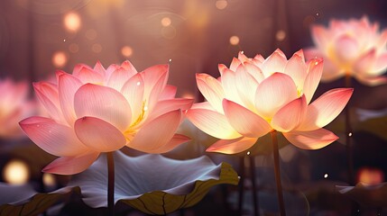 flower lotus light - Powered by Adobe