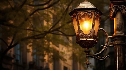historic old street light