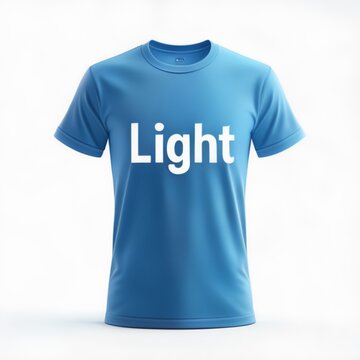 3d redner of a blue t-shirt 
