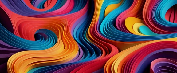 Fototapeta premium Abstract Explosion Colorful Rough Textures on Canvas