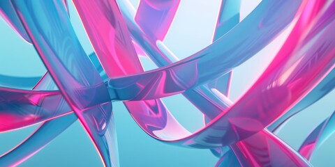 Pink and Blue Object