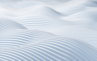Blue abstract curve background, 3d rendering.