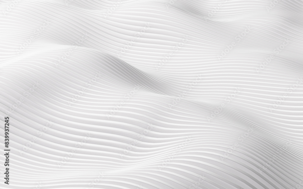 Poster white abstract curve background, 3d rendering.