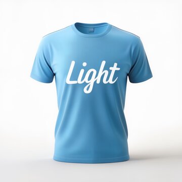 3d redner of a blue t-shirt 