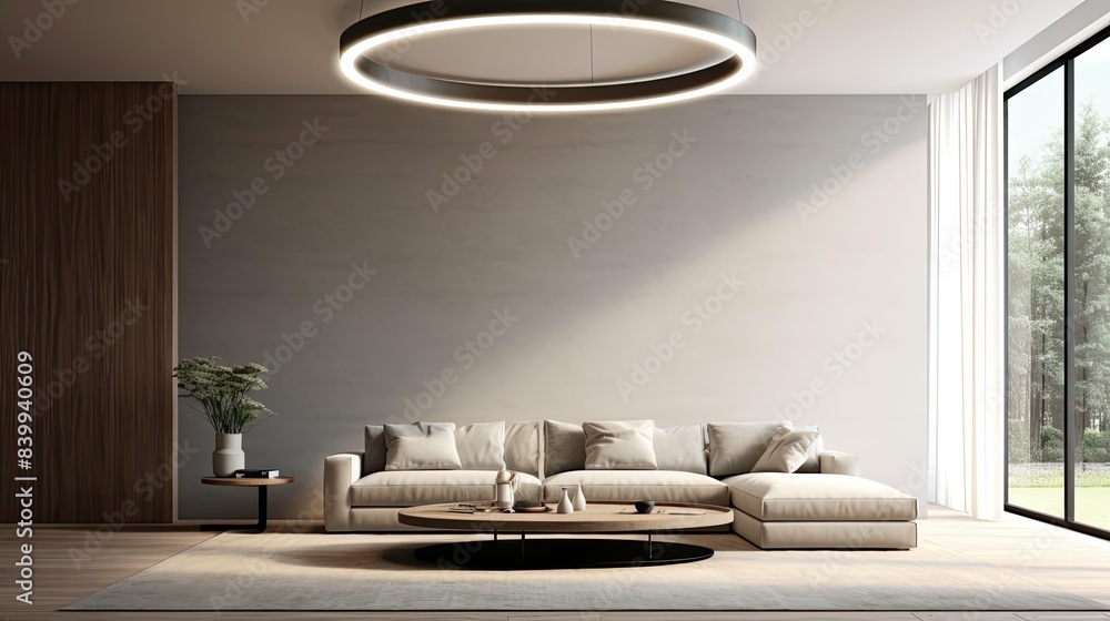 Canvas Prints design circle light