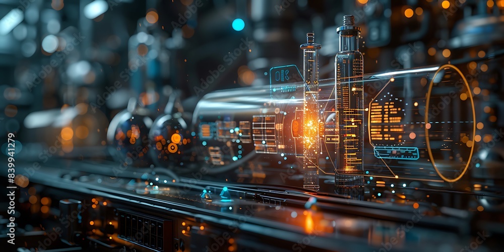 Poster digital biosensors with futuristic holographic displays