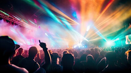 celebratory blurred light background