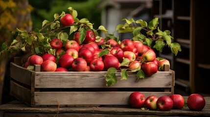 autumn garden apple fruit