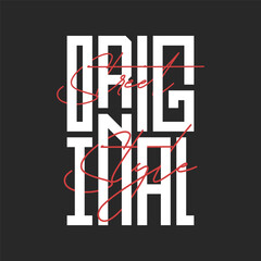Original street style lettering design
