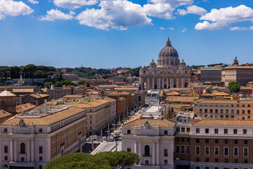 The landscape of Vatican city