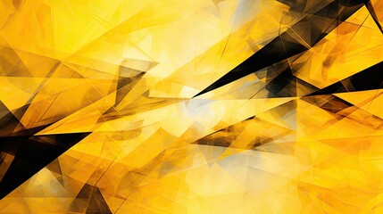 shapes yellow abstract background