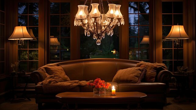 illumtion lights in a house