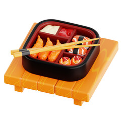Japanese Food 3D Icon
