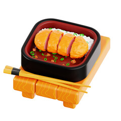 Japanese Food 3D Icon
