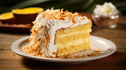 tropical yellow cake