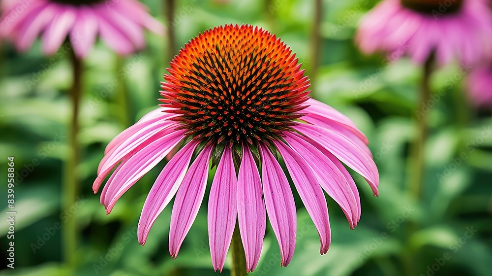 Canvas Prints close purple coneflower