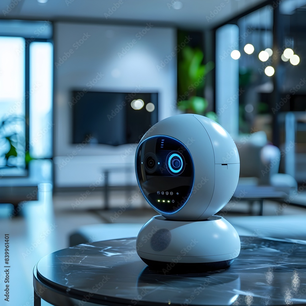 Aufkleber high tech home security with surveillance and smart locks advanced and secure technology concept