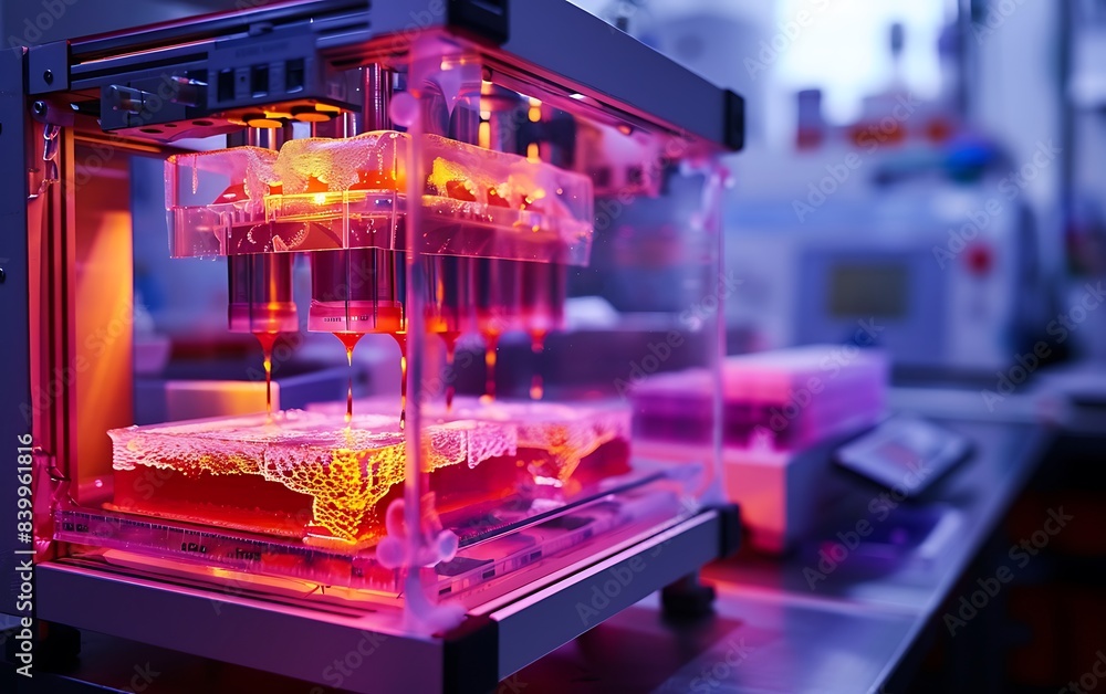 Aufkleber Advanced bioprinting devices create tissue structures in a lab