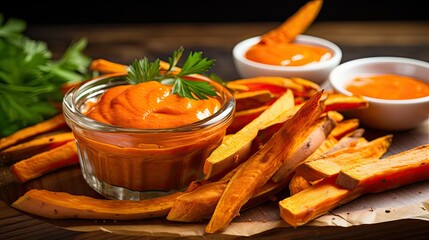 thin fries sweet potato