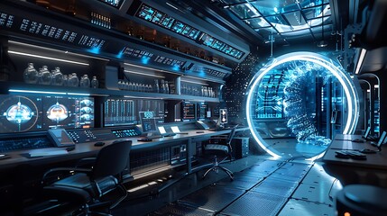 Visual of digital CRISPR technology interface