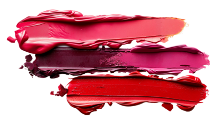 Paint brush strokes transparent background
